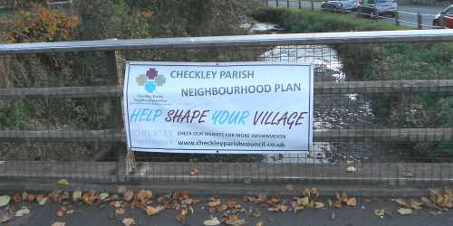 checkley neighbourhood plan poster